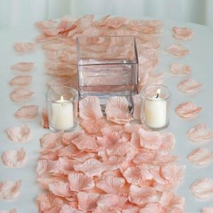 Wedding Accessories |   500 Pack Dusty Rose Silk Rose Petals Table Confetti or Floor Scatters Party Favors Dusty Rose