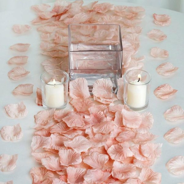 Wedding Accessories |   500 Pack Dusty Rose Silk Rose Petals Table Confetti or Floor Scatters Party Favors Dusty Rose