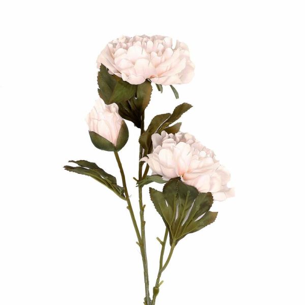 Artificial Flowers |   2 Bushes 29″ Tall Blush Artificial Silk Peony Flower Bouquets Artificial Flowers Artificial Flowers