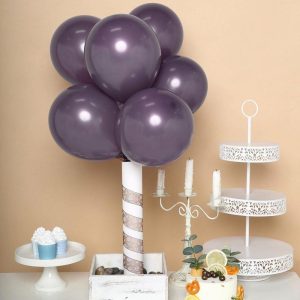 Balloons |   25 Pack 10″ Matte Pastel Violet Amethyst Helium Air Latex Balloons Balloons Balloons