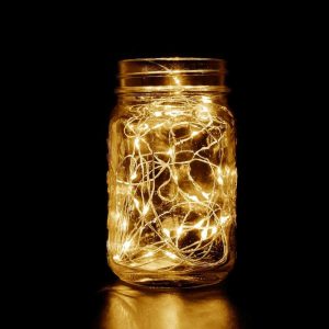 Decorative Lights |   90″ Clear Starry Bright 20 LED String Lights, Battery Operated Micro Fairy Lights Decorative Lights Clear