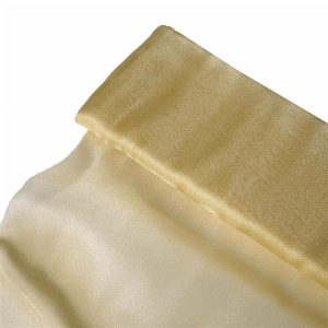 Event Fabrics |   54″x10yd Champagne Solid Sheer Chiffon Fabric Bolt, DIY Voile Drapery Fabric Event Fabrics Champagne